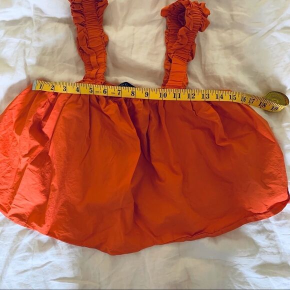 Orange Ruffled Tank from Eloquii - Picture 4 of 7